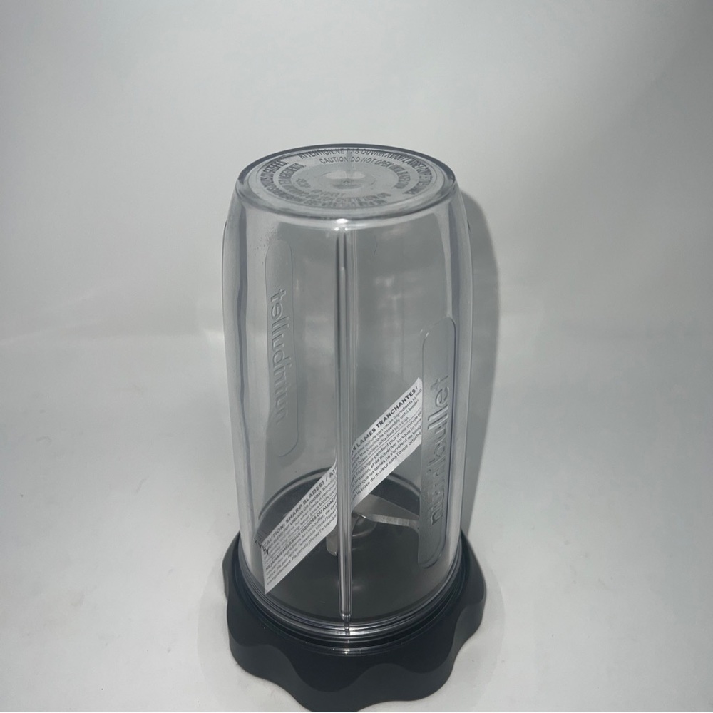 NutriBullet 32 oz Blender Cup & Lid Extractor Blade Genuine OEM Clear Drink - Picture 5 of 8